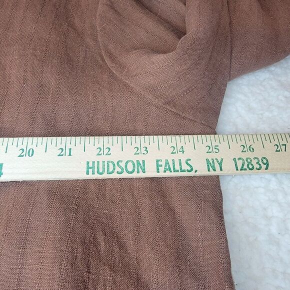 Eileen Fisher Long Jacket Women 1X Duster Pockets Linen Lagenlook Minimalist USA - Picture 10 of 16